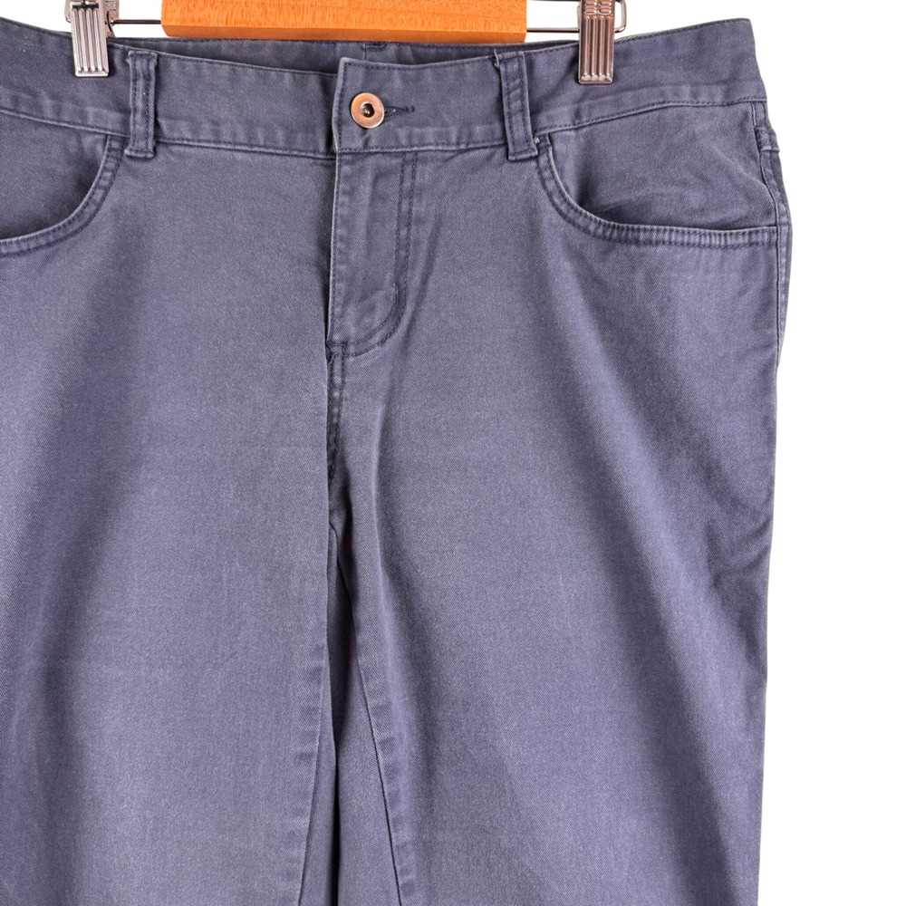 Columbia Sellwood Pants Womens 8 Blue Regular‎ Cotton Stretch Chino Outdoor